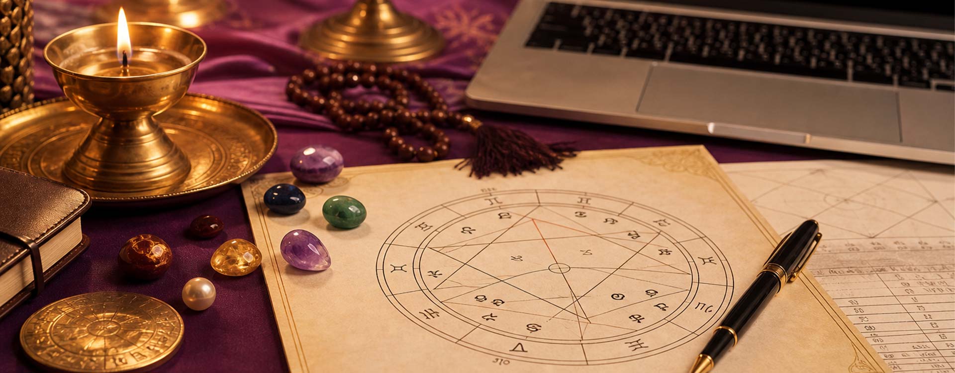 Astrology consultation setup